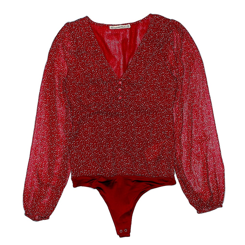 NWT Abercrombie Long Sleeve Bodysuit - V Neck
